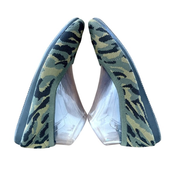 Steven New York Camo Knit Ballet Flats Women's Comfort Slip On Shoes - Picture 3 of 7